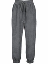 Bishop + Young Eternal Optimist Cozy Suede Jogger In Cloud Blue In Multi