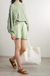 Mr Mittens Lounge Shorts In Sage In Multi