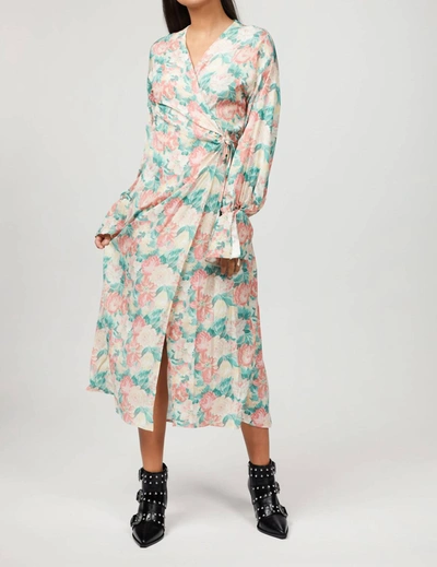 Art Dealer Marie Dress In Pastel Floral Print In Multi