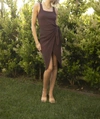 Bishop + Young The Power Of Purple Shawna Dress In Bordeaux In Blue