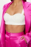 In The Mood For Love Una Bustier Top In White In White