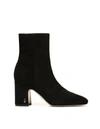 SAM EDELMAN FAWN ANKLE BOOTIE IN BLACK SUEDE