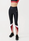 P.E NATION COURTSIDE LEGGING IN BLACK