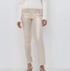 Simkhai Rae High Rise Skinny Denim In Gold