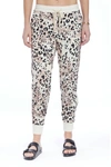 Saltwater Luxe Landon Pant In Vanilla Leopard Fiesta In Multi