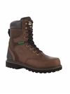Georgia Boot Men's Brookville Steel Toe Waterproof Work Boot - Wide Width In Dark Brown In Brown