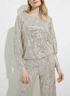 Joseph Ribkoff Sequin Top In Multi