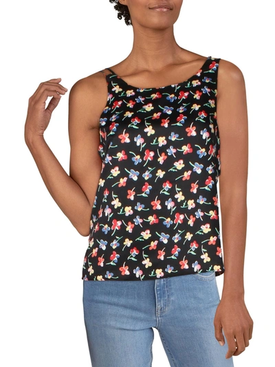 Cooper & Ella Womens Jewel Neck Cut-out Tank Top In Multi