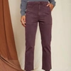 AMO EASY ARMY TROUSER IN WINE TASTING