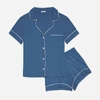 Eberjey Gisele Relaxed Short Pj Set In Blue