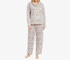 The Sleep Code Ayla Liberty Print Pj Set In Poppy/daisy Print In Multi