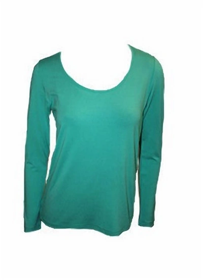 Angel Scoop-neck Top In Mint In Green