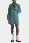 Steve Madden Abbie Sweater Dress In Foliage Green In Multi