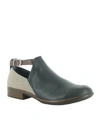 Naot Kamsin Bootie In Jet Blac/|stone/luggage In Multi