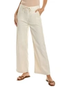 Paige Anessa Ankle Wide Leg Jean In Vintage Soft Sand In Beige