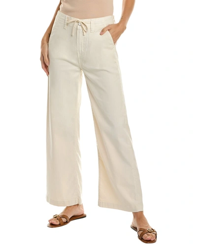 Paige Carly High-rise Wide-leg Pants In Beige