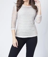 Angel Open Stitch Pullover In Sand In Beige