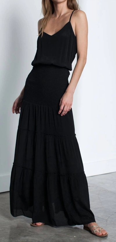 Karina Grimaldi Karina Solid Maxi Dress In Black