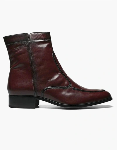 Florsheim Essex Zipper Boot - Medium Width In Black Cherry