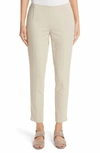 Lafayette 148 Plus-size Jodhpur Cloth Front Zip Cropped Bleecker Pant In Sand