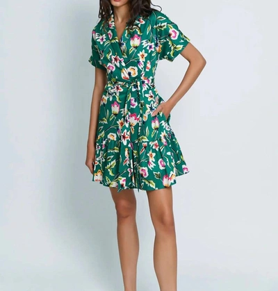 chinese dress ladies Thea Midi Dress in Linen – Draper James main image 0