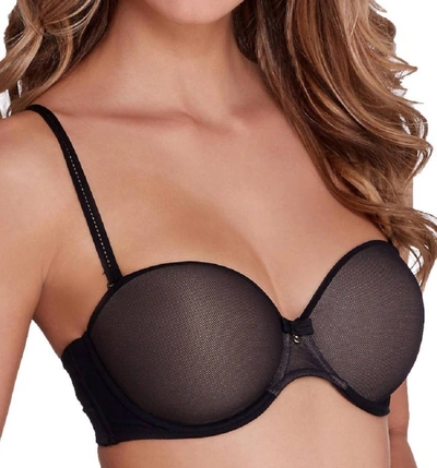 CHANTELLE VOUS ET MOI STRAPLESS BRA IN BLACK