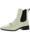 Sam Edelman Torance Womens Leather Square Toe Chelsea Boots In Multi