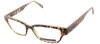 Italia Independent It 5018 Zeb 044 Womens Rectangle Eyeglasses 52mm In Brown