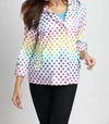 Angel Get Spotted Rain Jacket In White Multi