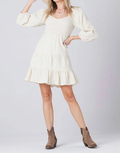 Saltwater Luxe Rumy Mini Dress In Beige In White