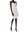 Shop Bebe Women Illusions Bodycon Fit Spaghetti Strap Pencil Sheath Dress Ivory White In Multi
