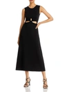 FORE PETITES WOMENS CUT-OUT LONG MAXI DRESS