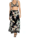 Johnny Was Side Tie Maxi Skirt In Multi In Multi