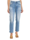 Pistola Charlie Classic Ankle Jeans In Grey