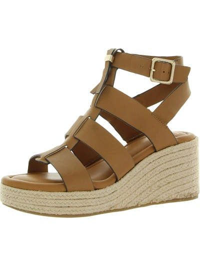 Franco Sarto Palms Womens Buckle Gladiator Wedge Sandals In Multi