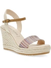 Anne Klein Wylie  Womens Slingbacks Slip On Espadrilles In Multi