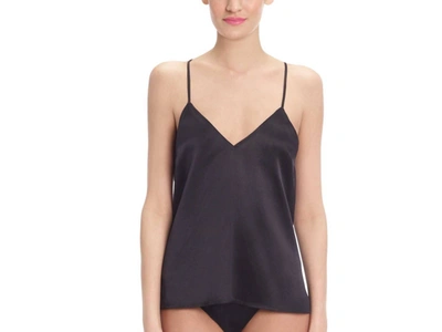 Commando Cami Silk Top In Black