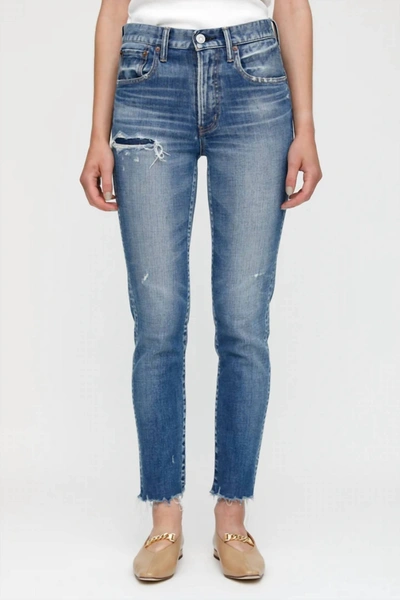 Moussy Mv Hammond Skinny-hi Jeans In Blue