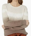 Splendid Dylan L/s Sweater In Toast Dip Dye In Multi