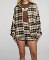 Chaser Flannel Long Sleeve Button Down Shirt In London Plaid In Multi