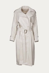 BOYAROVSKAYA ASSIMILTH TRENCH COAT IN ECRU