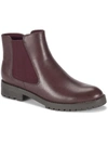 Baretraps Daytona Womens Faux Leather Pebbled Ankle Boots In Black