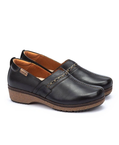 Pikolinos Granada Leather Clog In Black