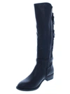 Thalia Sodi Veronika Womens Faux Leather Over-the-knee Riding Boots In Black