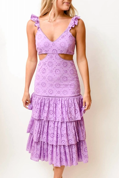 Likely Rosanna Dress In Violet In Purple