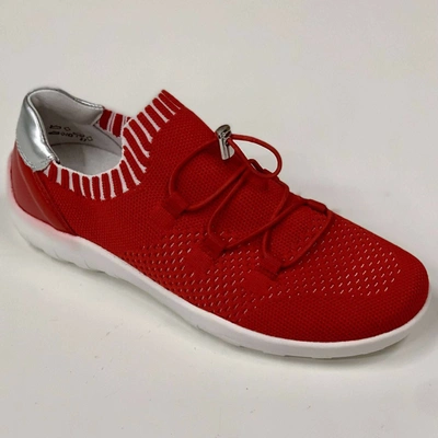 Remonte Women's Lightweight Sneaker In Red