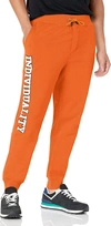 Cult Of Individuality Men's Fleece Sweatpants In Orange In Orange