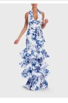 FOREVER UNIQUE THE LULA DRESS IN NAVY AND WHITE FLORAL