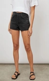Rails Fairfax Denim Shorts In Ash Black In Multi