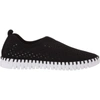 Ilse Jacobsen Tulip 139 Perforated Slip-on Sneaker In Black